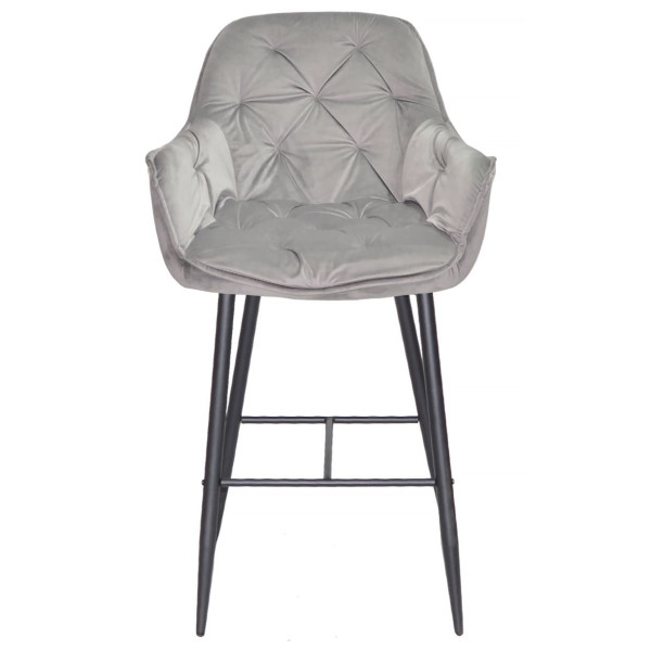Барный стул Onder Mebli CHIC BAR 75-BK Серый PH-613 Бархат-1