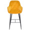 Барний стілець Onder Mebli CHIC BAR 75-BK Жовтий PH-605 Оксамит-1-thumb