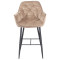 Барний стілець Onder Mebli CHIC BAR 75-BK Бежевий OR-851 Оксамит-1-thumb