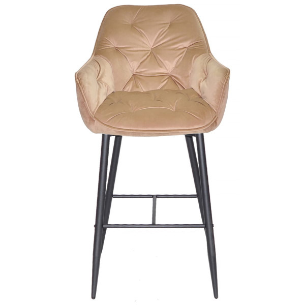 Барный стул Onder Mebli CHIC BAR 75-BK Бежевый PH-604 Бархат-1