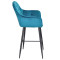 Барный стул Onder Mebli CHIC BAR 75-BK Бирюза PH-612 Бархат-2-thumb