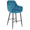 Барный стул Onder Mebli CHIC BAR 75-BK Бирюза PH-612 Бархат-0-thumb
