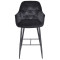 Барный стул Onder Mebli CHIC BAR 75-BK Черный PH-606 Бархат-1-thumb