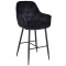 Барный стул Onder Mebli CHIC BAR 75-BK Черный PH-606 Бархат-0-thumb
