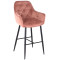 Барний стілець Onder Mebli CHIC BAR 75-BK Фрез PH-603 Оксамит-0-thumb