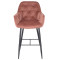 Барний стілець Onder Mebli CHIC BAR 75-BK Фрез PH-603 Оксамит-1-thumb