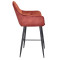 Барний стілець Onder Mebli CHIC BAR 75-BK Кориця OR-862 Оксамит-2-thumb