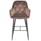 Барний стілець Onder Mebli CHIC BAR 75-BK Коричневий PHL-402 Оксамит-1-thumb