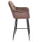 Барний стілець Onder Mebli CHIC BAR 75-BK Коричневий PHL-402 Оксамит-2-thumb