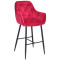 Барный стул Onder Mebli CHIC BAR 75-BK Красный PH-611 Бархат-0-thumb
