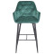 Барний стілець Onder Mebli CHIC BAR 75-BK Зелений PH-602 Оксамит-1-thumb