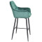 Барний стілець Onder Mebli CHIC BAR 75-BK Зелений PH-602 Оксамит-2-thumb