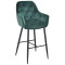 Барний стілець Onder Mebli CHIC BAR 75-BK Зелений PH-602 Оксамит-0-thumb