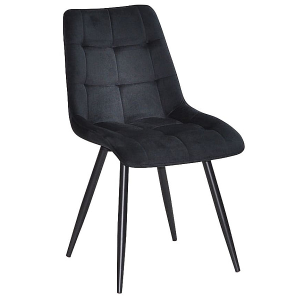 Стул Onder Mebli Alabama BK Черный OR-854 Бархат-0