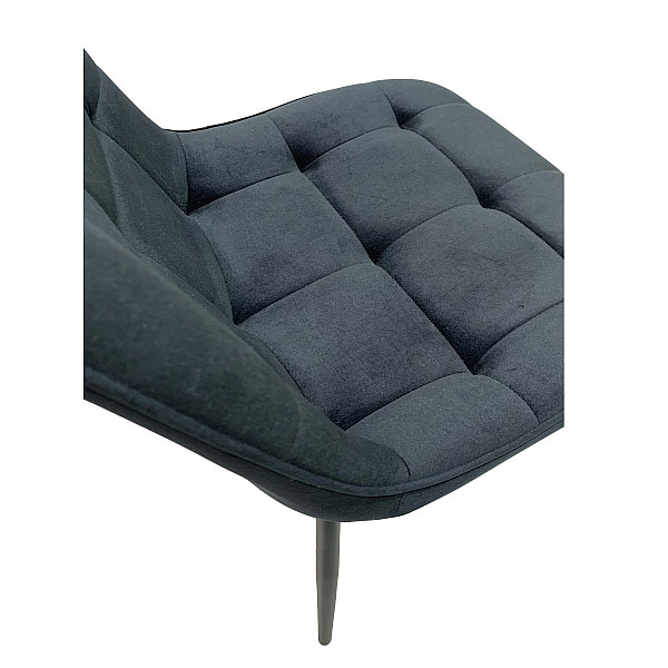 Стул Onder Mebli Alabama BK Черный OR-854 Бархат-6