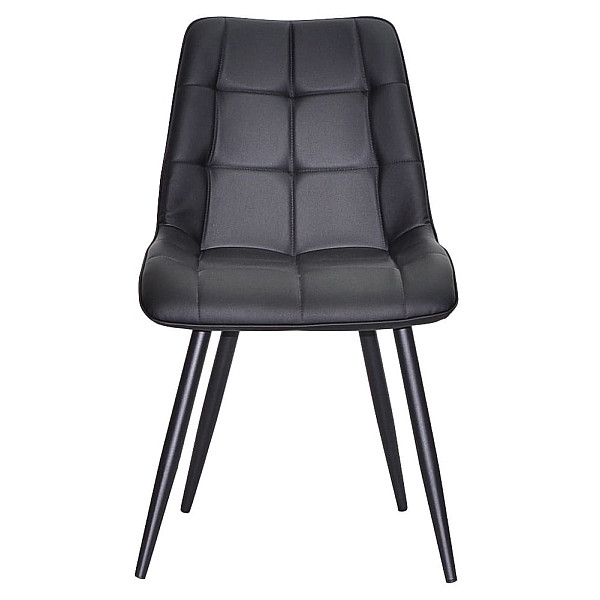 Стул Onder Mebli Alabama BK Черный Экокожа-1