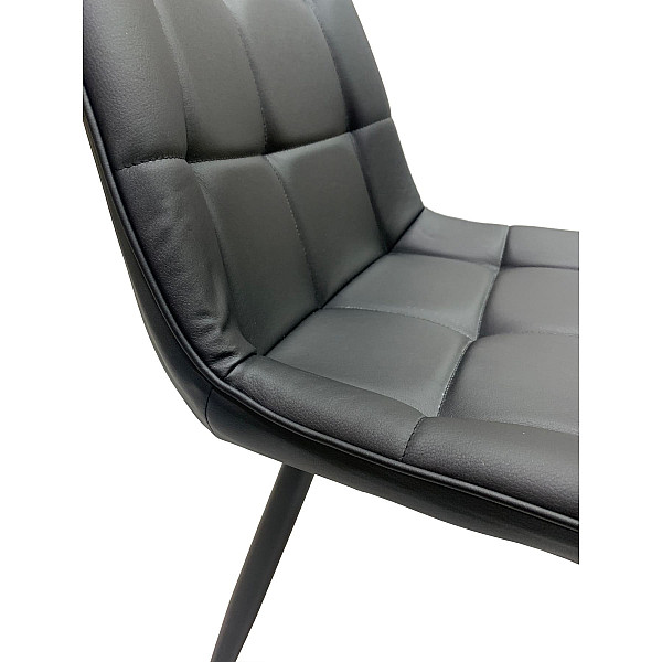 Стул Onder Mebli Alabama BK Черный Экокожа-5