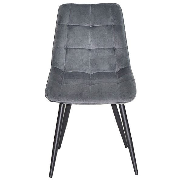 Стілець Onder Mebli Alabama BK Темно-сірий OR-852 Оксамит-1