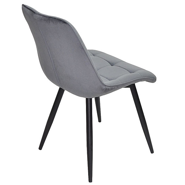 Стілець Onder Mebli Alabama BK Темно-сірий OR-852 Оксамит-4