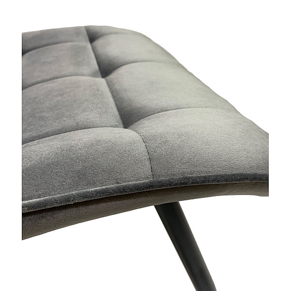 Стілець Onder Mebli Alabama BK Темно-сірий OR-852 Оксамит-5