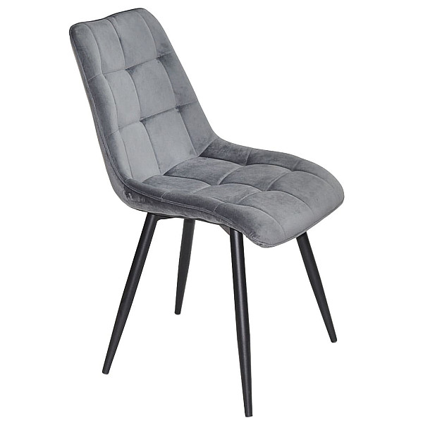 Стілець Onder Mebli Alabama BK Темно-сірий OR-852 Оксамит-6