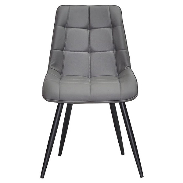 Стул Onder Mebli Alabama BK Серый 701 Экокожа-2