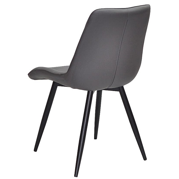 Стул Onder Mebli Alabama BK Серый 701 Экокожа-5