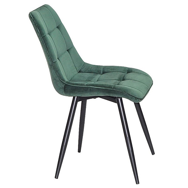 Стул Onder Mebli Alabama BK Зеленый OR-853 Бархат-2
