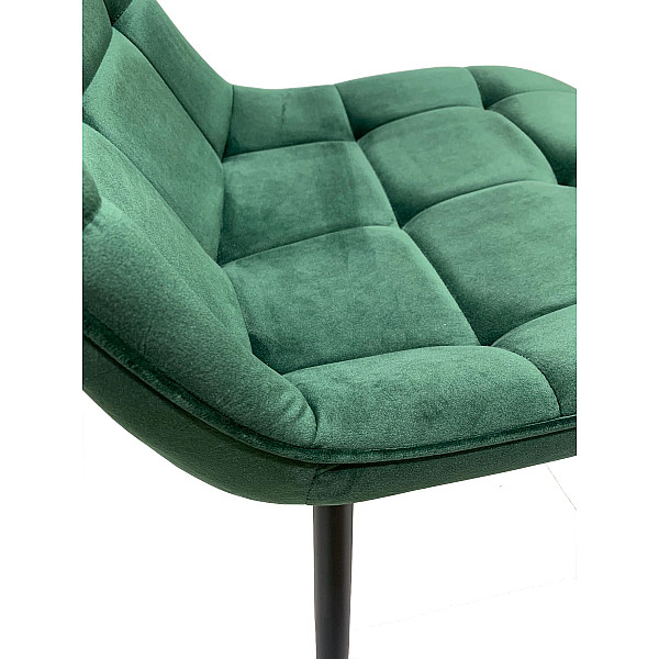 Стул Onder Mebli Alabama BK Зеленый OR-853 Бархат-5