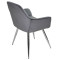 Стул Onder Mebli CHIC CH Серый-серебро PH-601 Бархат-3-thumb