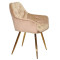 Стул Onder Mebli CHIC GD Бежевый-золото PH-604 Бархат-1-thumb