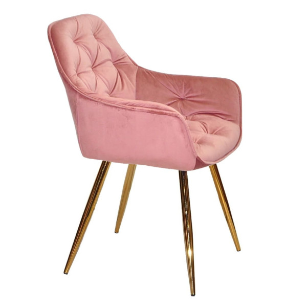 Стул Onder Mebli CHIC GD Фрез-золото PH-603 Бархат-3