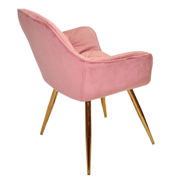 Стул Onder Mebli CHIC GD Фрез-золото PH-603 Бархат-4