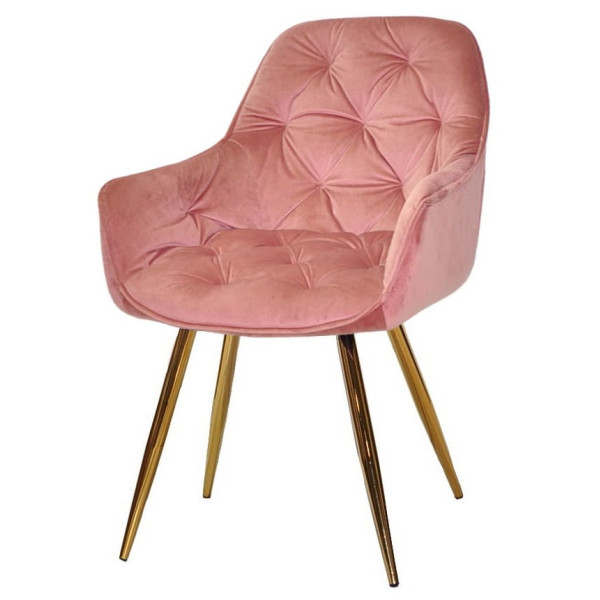 Стул Onder Mebli CHIC GD Фрез-золото PH-603 Бархат-1