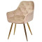 Стул Onder Mebli CHIC GD Бежевый-золото PH-604 Бархат-3-thumb