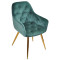 Стул Onder Mebli CHIC GD Зеленый-золото PH-602 Бархат-2-thumb