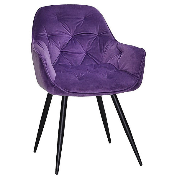 Стул Onder Mebli CHIC BK Фиолетовый OR-857 Бархат-0