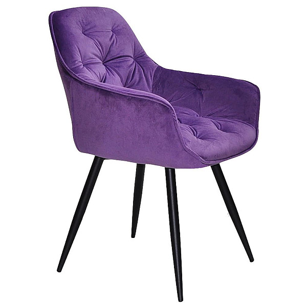 Стул Onder Mebli CHIC BK Фиолетовый OR-857 Бархат-1