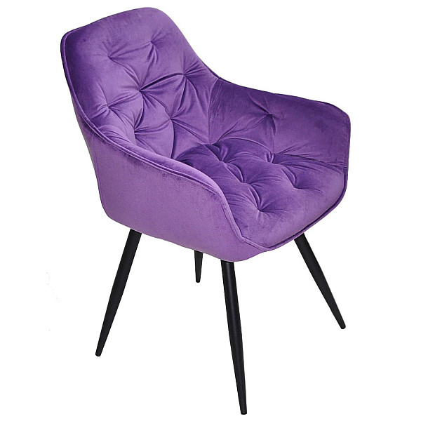 Стул Onder Mebli CHIC BK Фиолетовый OR-857 Бархат-2