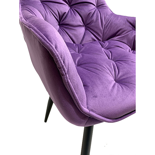 Стул Onder Mebli CHIC BK Фиолетовый OR-857 Бархат-7