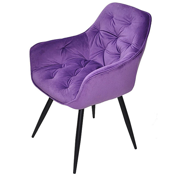 Стул Onder Mebli CHIC BK Фиолетовый OR-857 Бархат-3