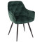 Стілець Onder Mebli CHIC BK Зелений PH-602 Оксамит-0-thumb