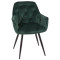 Стілець Onder Mebli CHIC BK Зелений PH-602 Оксамит-1-thumb