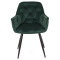 Стілець Onder Mebli CHIC BK Зелений PH-602 Оксамит-2-thumb