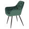 Стілець Onder Mebli CHIC BK Зелений PH-602 Оксамит-3-thumb