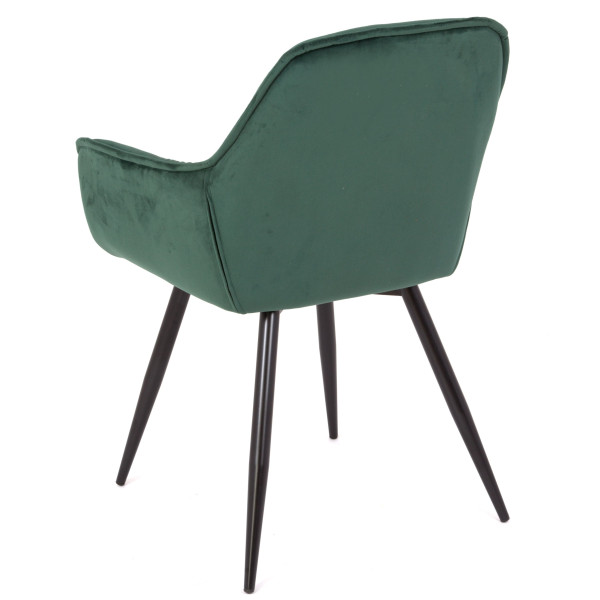 Стілець Onder Mebli CHIC BK Зелений PH-602 Оксамит-4