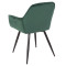 Стілець Onder Mebli CHIC BK Зелений PH-602 Оксамит-4-thumb