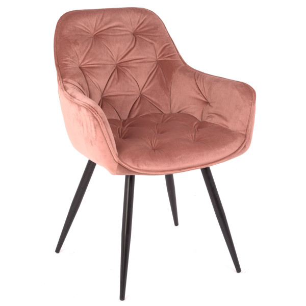 Стул Onder Mebli CHIC BK Фрез PH-603 Бархат-0