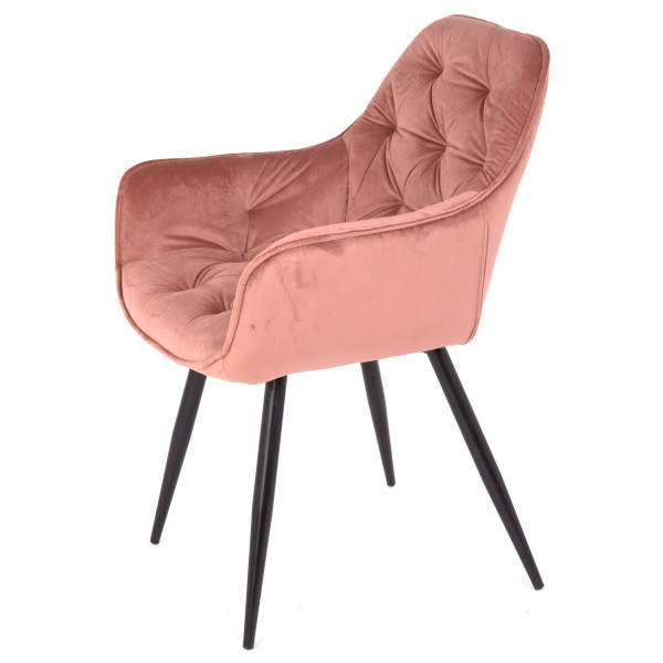 Стул Onder Mebli CHIC BK Фрез PH-603 Бархат-3