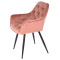 Стілець Onder Mebli CHIC BK Фрез PH-603 Оксамит-3-thumb